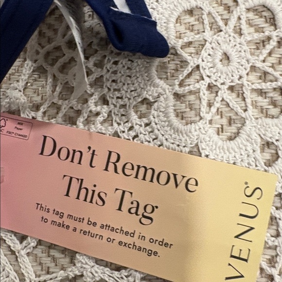 VENUS Navy Blue Bra - Picture 5 of 5